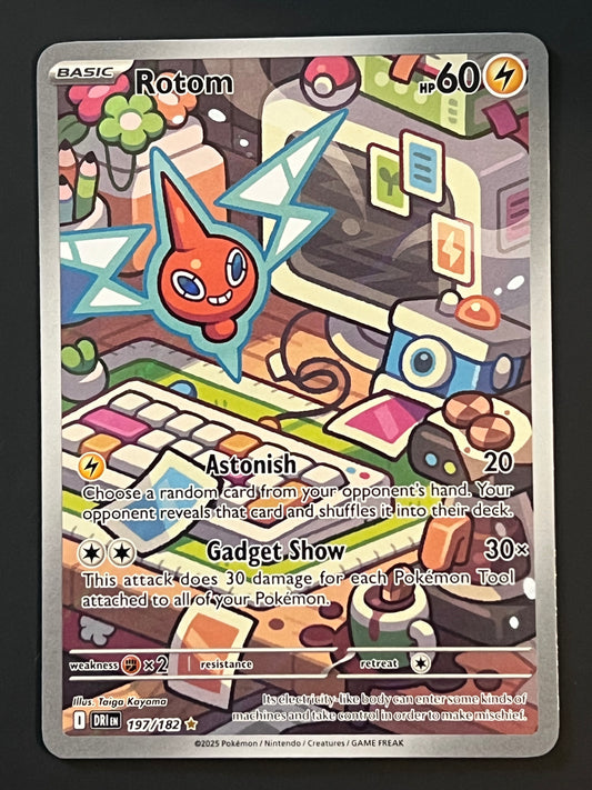 197/182 Rotom - Pokémon Destined Rivals Illustration Rare