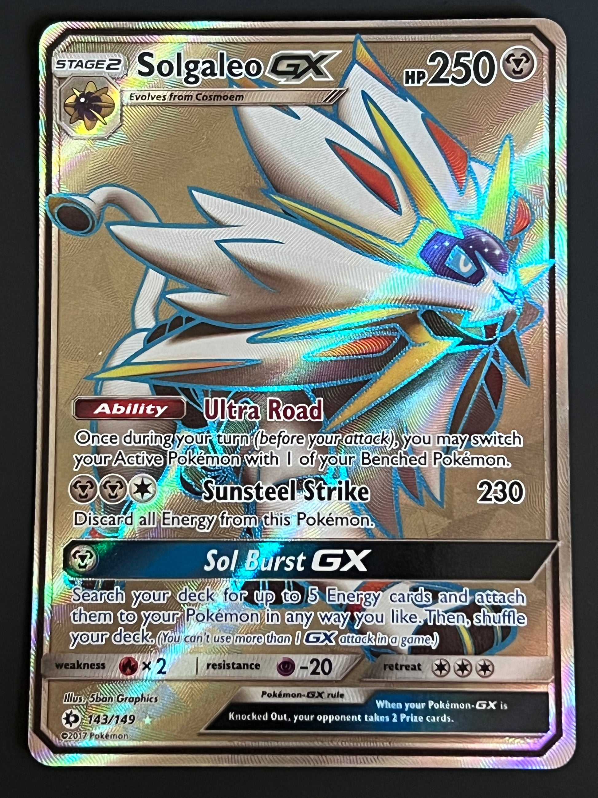 143/149 Solgaleo Gx - Pokmon Sun/Moon Base Full Art Jarvvos 143/149 Solgaleo Gx - Pokmon Sun/Moon Base Full Art Jarvvos