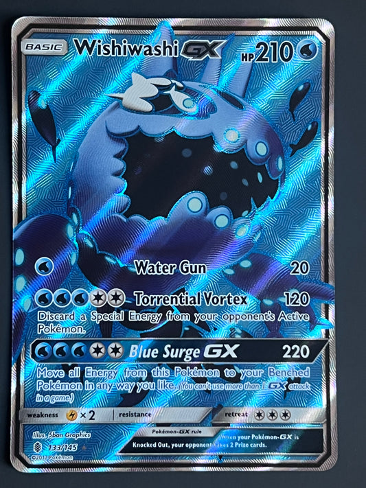 133/145 Wishiwashi Gx - Pokémon Guardians Rising Full Art
