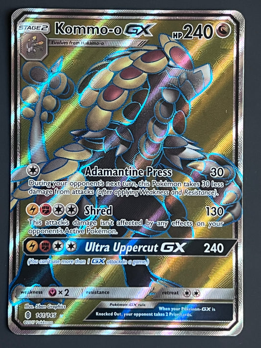 141/145 Kommo-o Gx - Pokémon Guardians Rising Full Art
