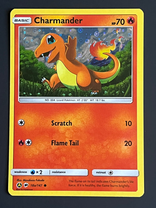 018a/147 Charmander - Pokémon Burning Shadows Common Holo