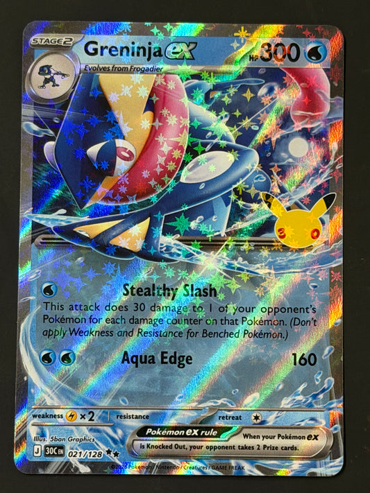 021/128 Greninja ex - Pokémon 30th Celebration Double Rare