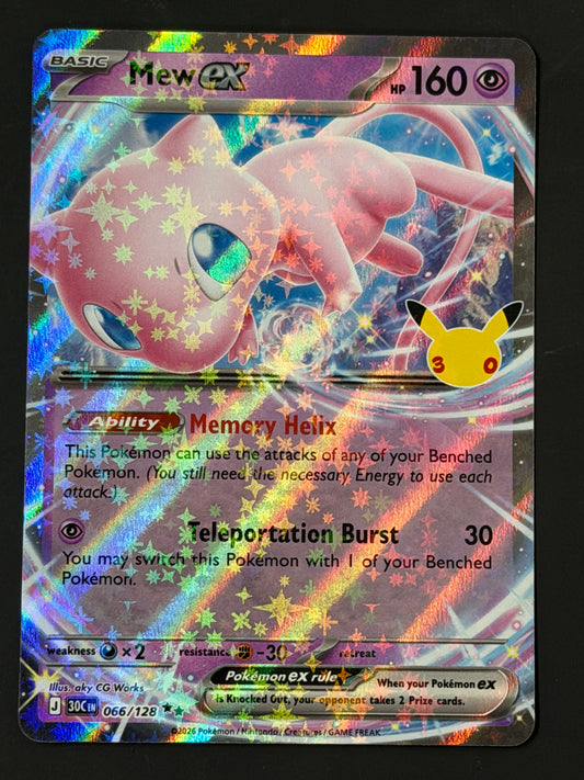066/128 Mew ex - Pokémon 30th Celebration Double Rare