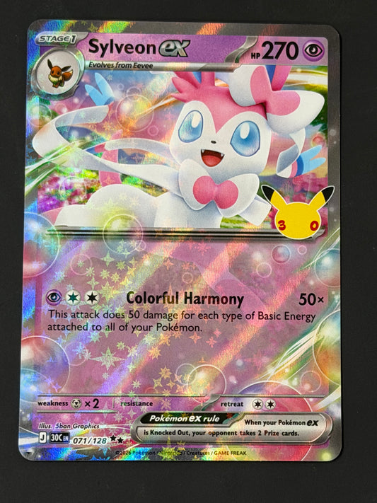 071/128 Sylveon ex - Pokémon 30th Celebration Double Rare