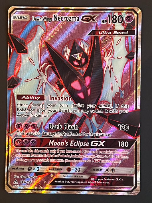 143/156 Dawn Wings Necrozma Gx - Pokémon Ultra Prism Full Art