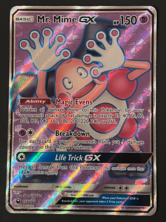 156/168 Mr. Mime Gx - Pokémon Celestial Storm Full Art