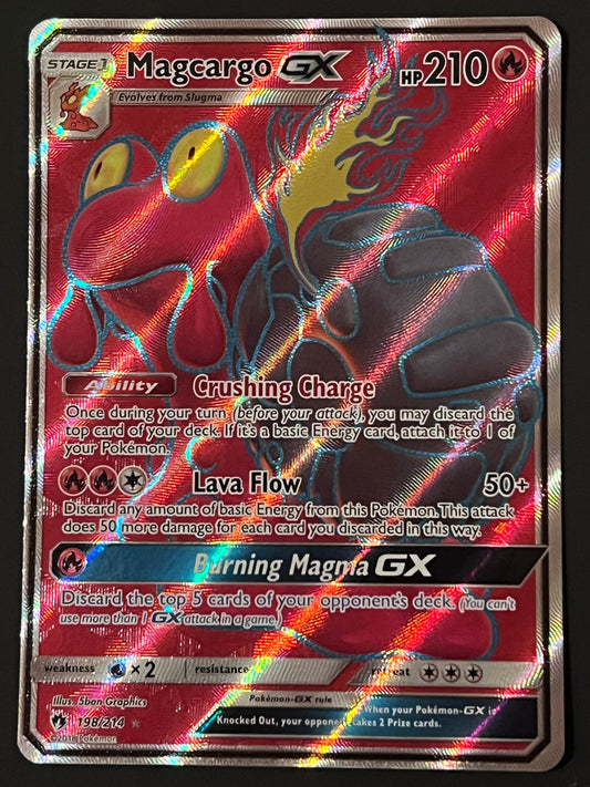 198/214 Magcargo Gx - Pokémon Lost Thunder Full Art