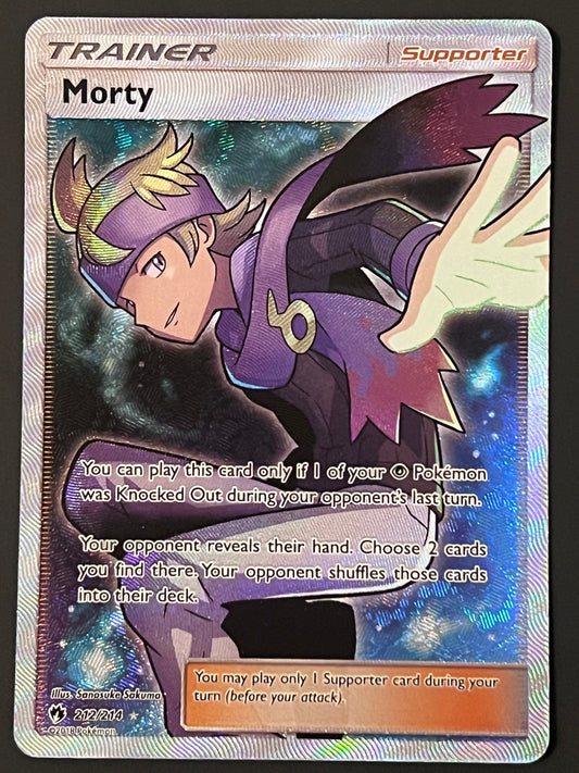 212/214 Morty - Pokémon Lost Thunder Full Art