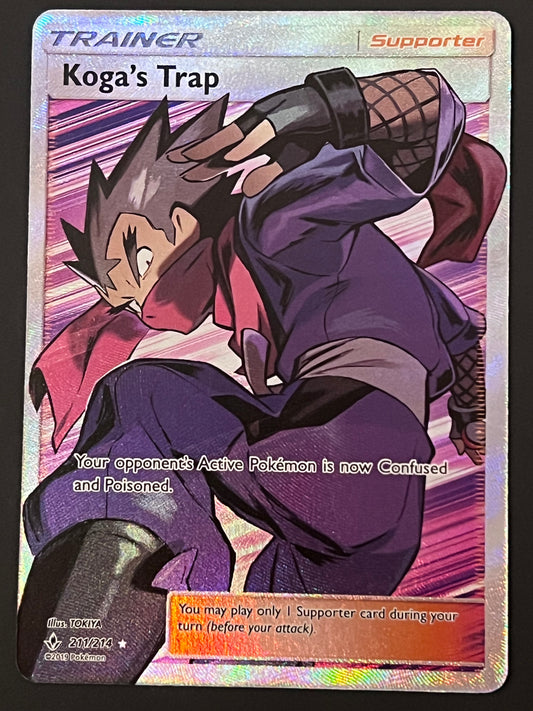 211/214 Koga’s Trap - Pokémon Unbroken Bonds Full Art