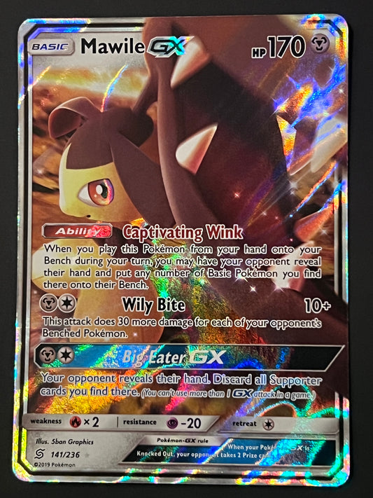 141/236 Mawile Gx - Pokémon Unified Minds Ultra Rare