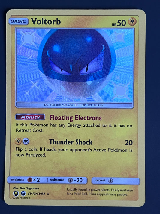 SV13/SV94 Voltorb - Pokémon Hidden Fates Shiny Rare