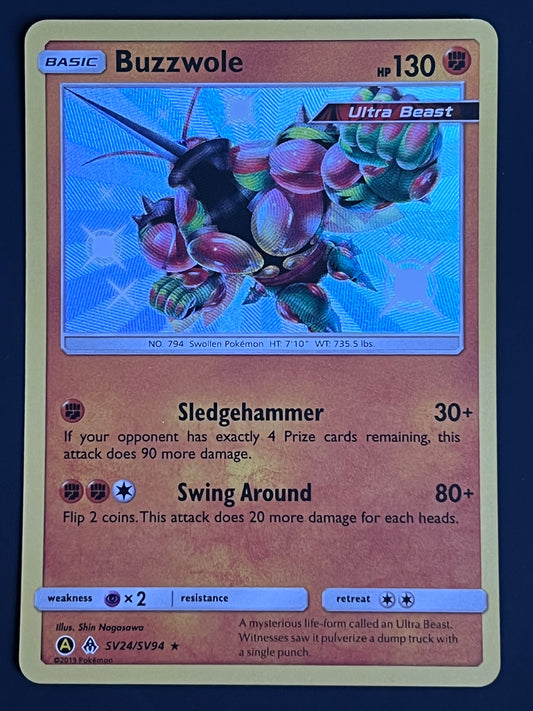 SV24/SV94 Buzzwole - Pokémon Hidden Fates Shiny Rare