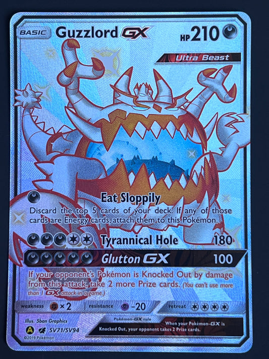 SV71/SV94 Guzzlord Gx - Pokémon Hidden Fates Shiny Rare