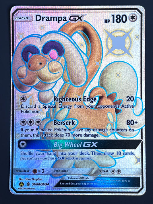 SV80/SV94 Drampa Gx - Pokémon Hidden Fates Shiny Rare