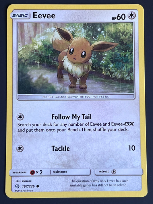 167/236 Eevee - Pokémon Cosmic Eclipse Common