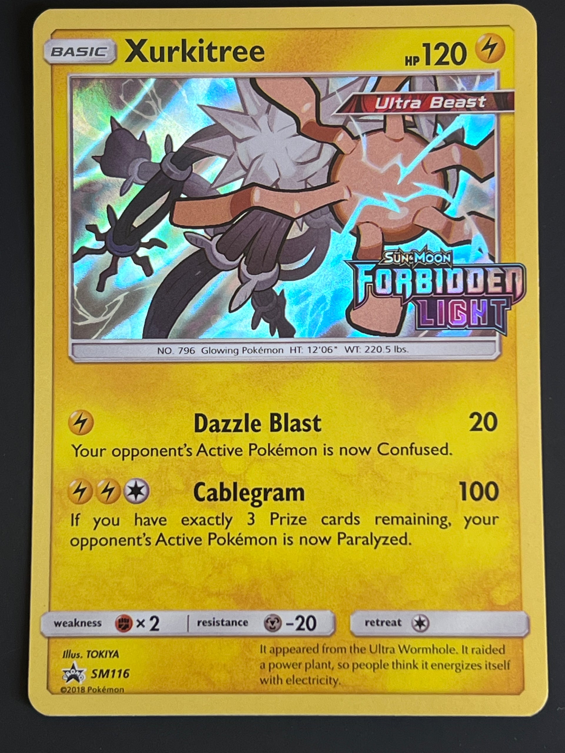 xurkitree pokemon card SM116 Xurkitree (STAMPED)