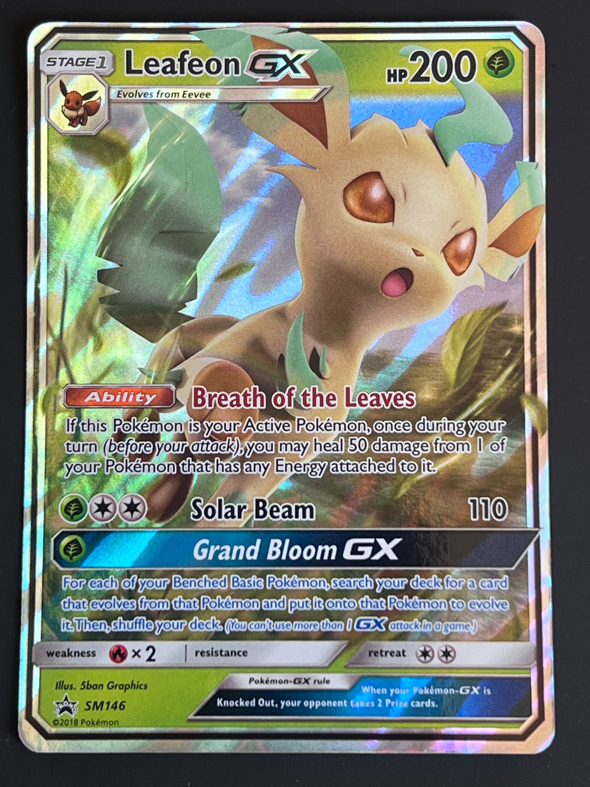 SM146 Leafeon Gx - Pokmon Black Star Promo Jarvvos SM146 Leafeon Gx - Pokmon Black Star Promo Jarvvos