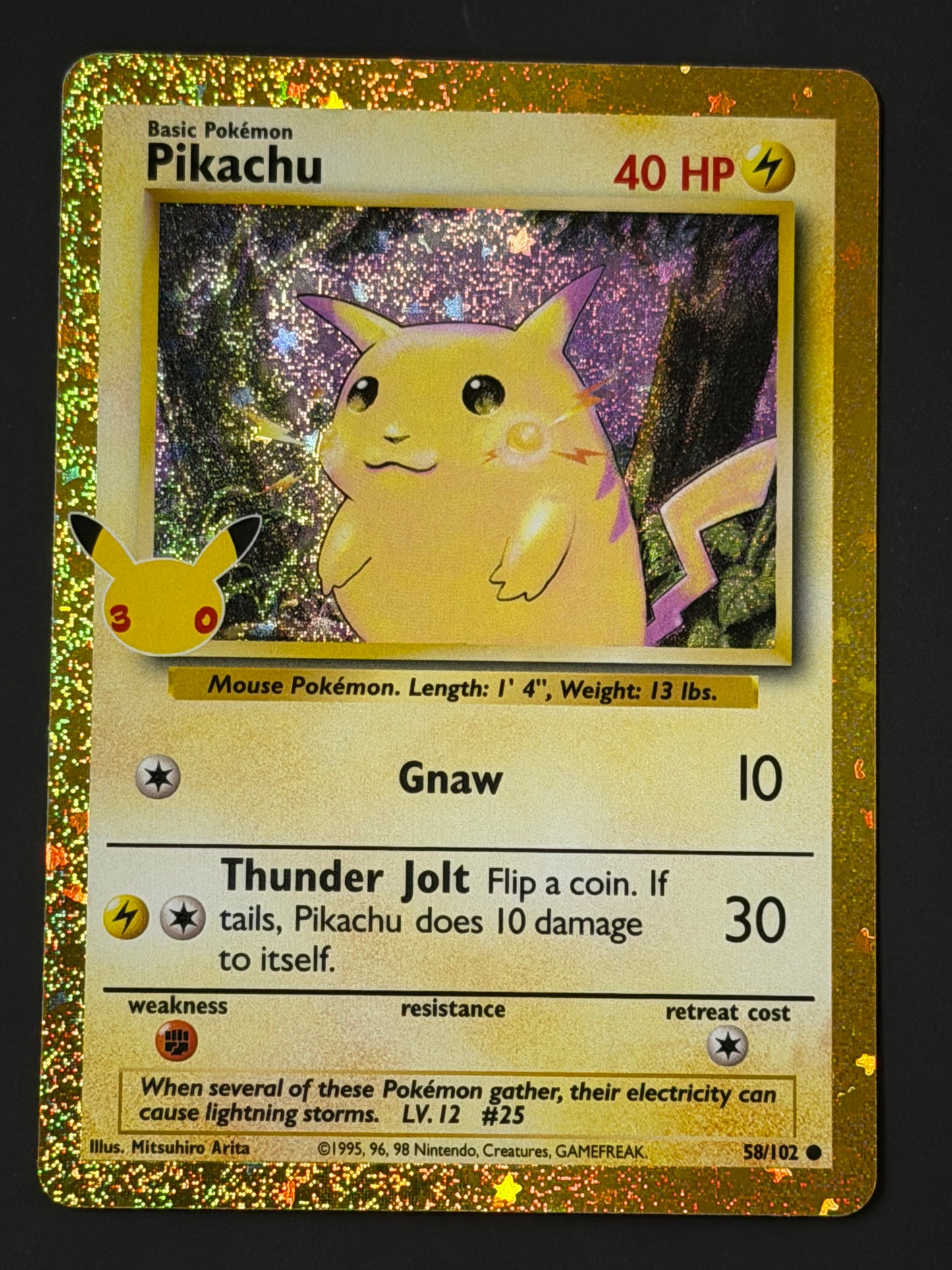 CC58 Pikachu - Pokémon 30th Celebration Classic Collection