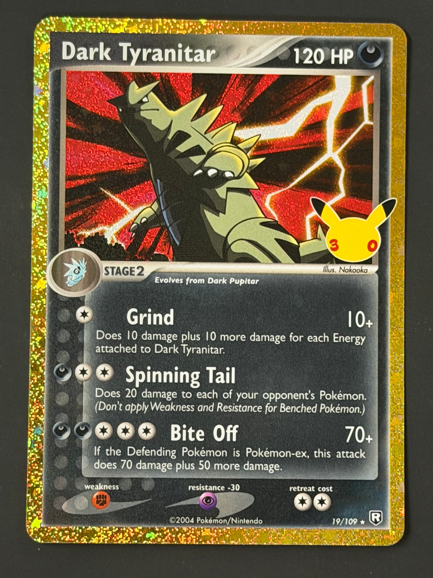 CC19 Dark Tyranitar - Pokémon 30th Celebration Classic Collection
