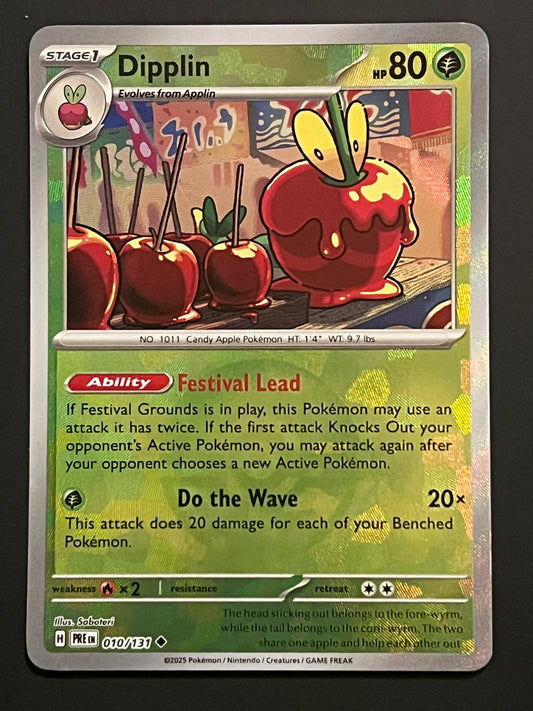 010/131 Dipplin - Pokémon Prismatic Evolutions Uncommon Reverse POKEBALL