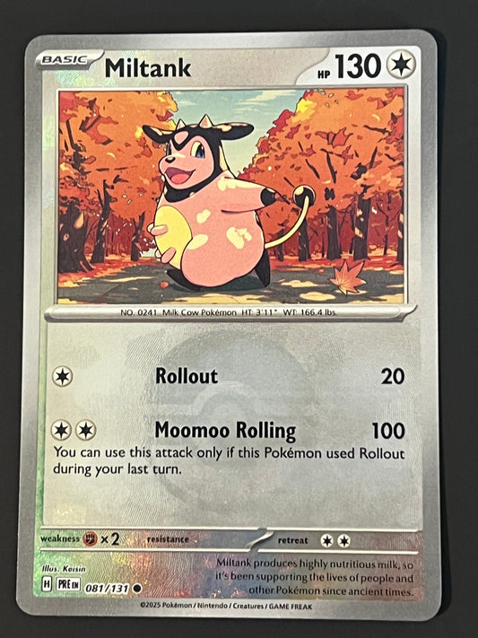 081/131 Miltank - Pokémon Prismatic Evolutions Common Reverse POKEBALL