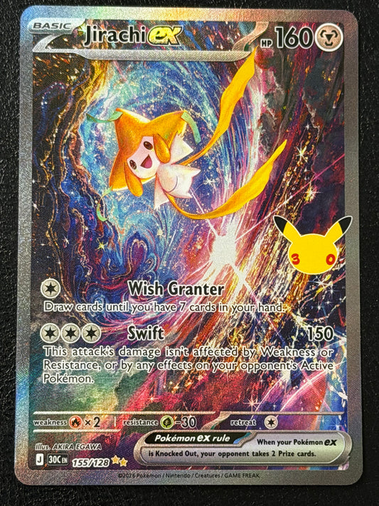 155/128 Jirachi ex - Pokémon 30th Celebration Special Illustration Rare