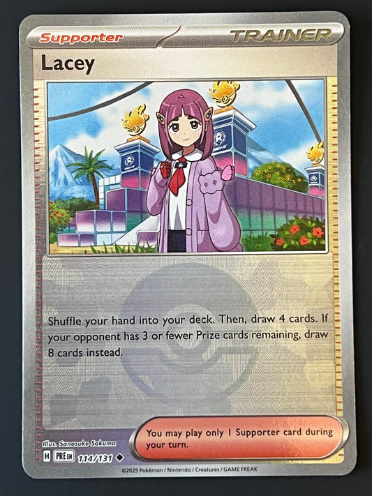 114/131 Lacey - Pokémon Prismatic Evolutions Uncommon Reverse POKEBALL