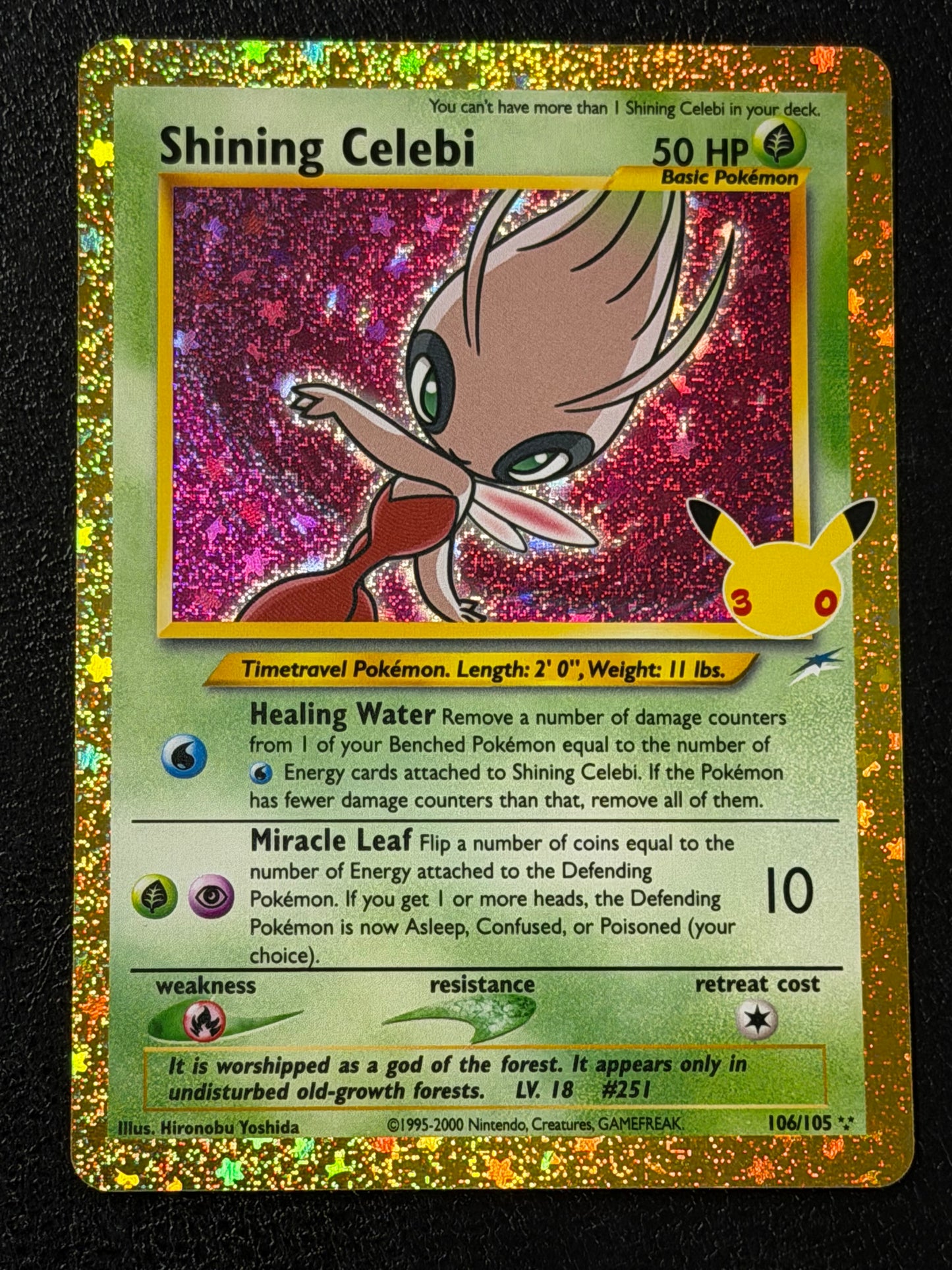 CC1O6 Shining Celebi - Pokémon 30th Celebration Classic Collection
