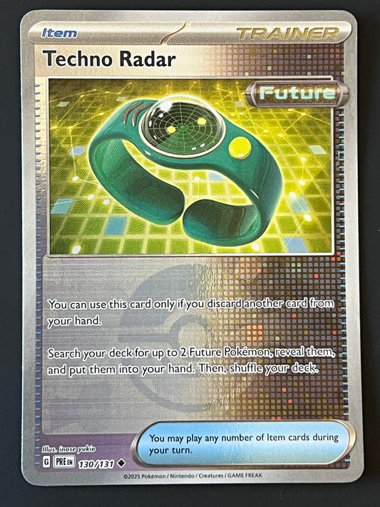 130/131 Techno Radar - Pokémon Prismatic Evolutions Uncommon Reverse POKEBALL