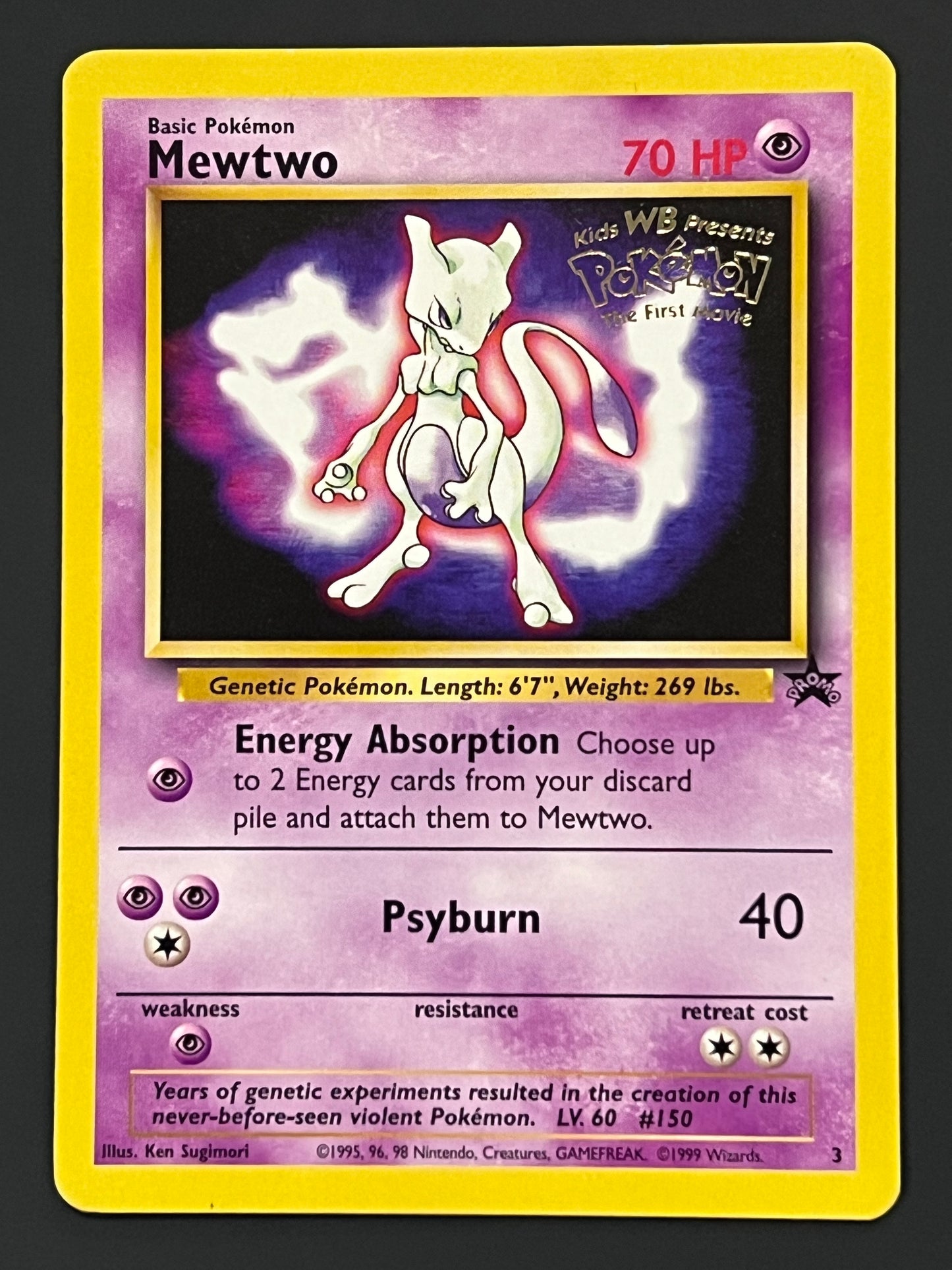 03 Mewtwo - WoTC Black Star Promo