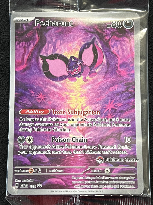 SVP129 Pecharunt (SEALED) - PC Stamped Black Star Promo