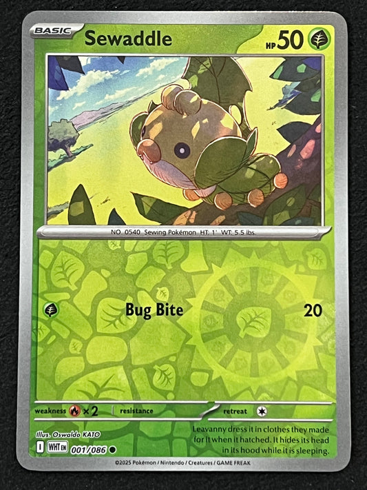 001/086 Sewaddle - Pokémon White Flare Common Reverse