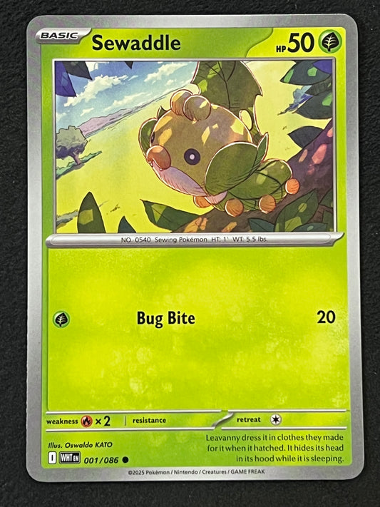 001/086 Sewaddle - Pokémon White Flare Common