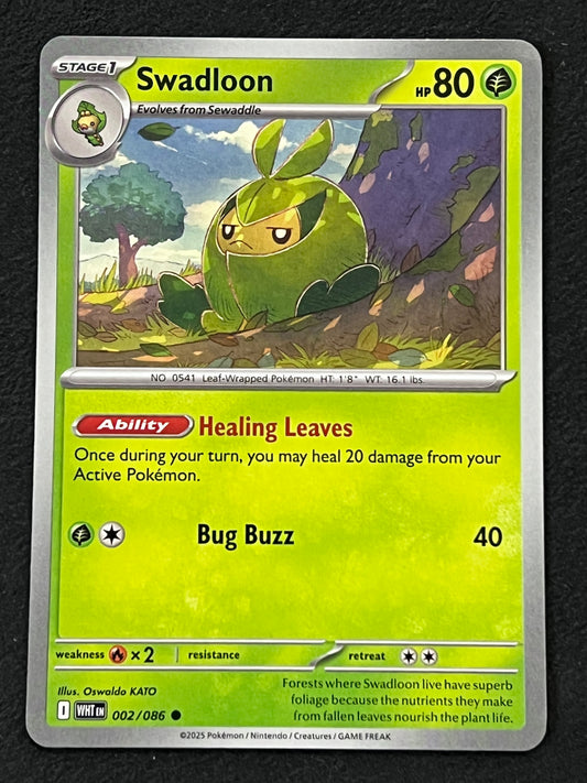 002/086 Swadloon - Pokémon White Flare Common