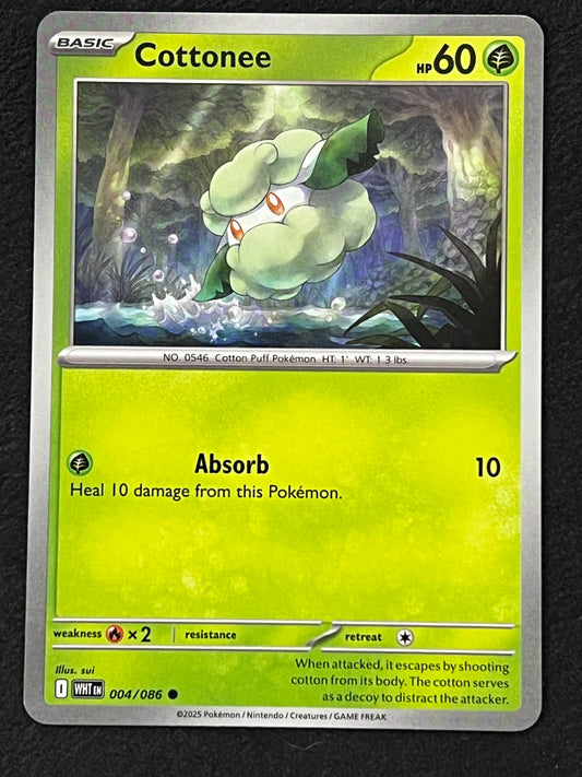 004/086 Cottonee - Pokémon White Flare Common