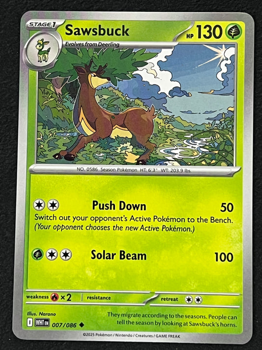 007/086 Sawsbuck - Pokémon White Flare Uncommon