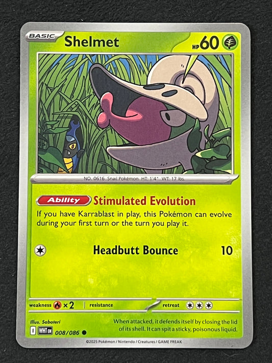 008/086 Shelmet - Pokémon White Flare Common
