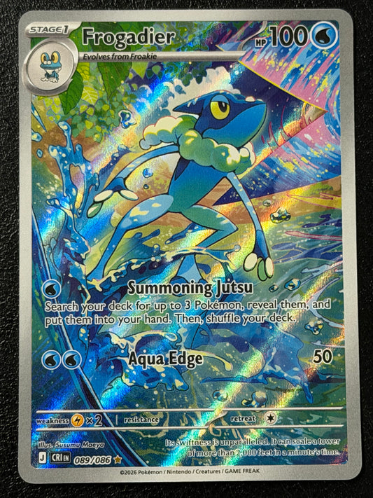 089/086 Frogadier - Pokémon Chaos Rising Illustration Rare
