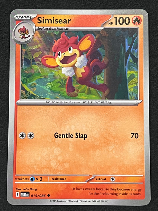 015/086 Simisear - Pokémon White Flare Uncommon