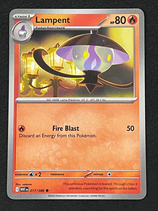 017/086 Lampent - Pokémon White Flare Common