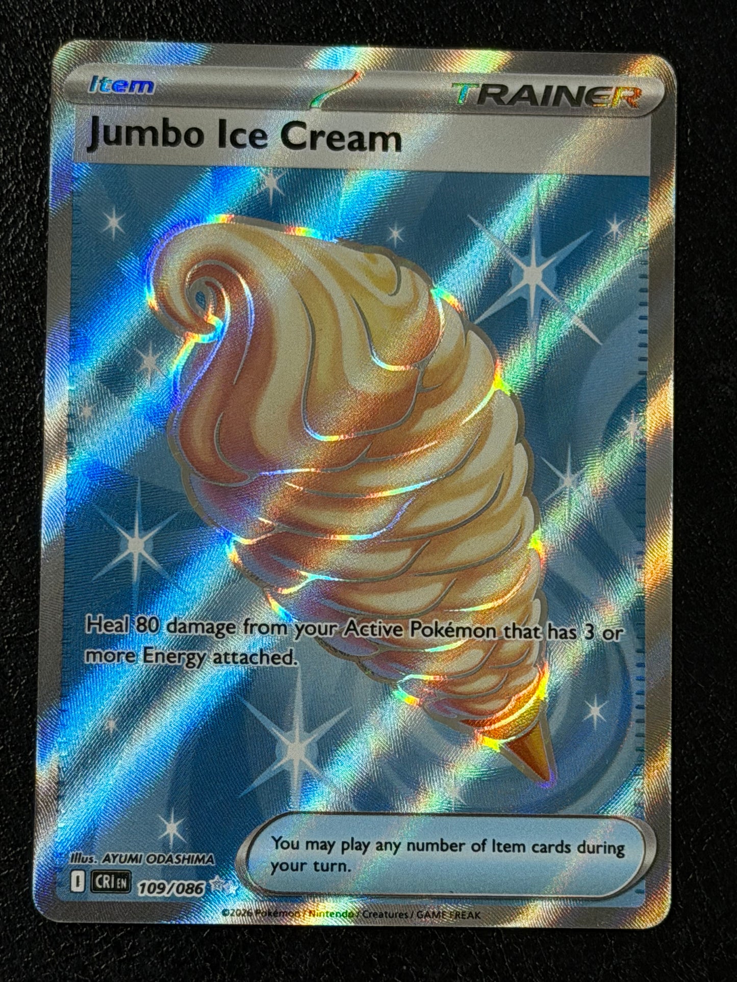 109/086 Jumbo Ice Cream - Pokémon Chaos Rising Ultra Rare