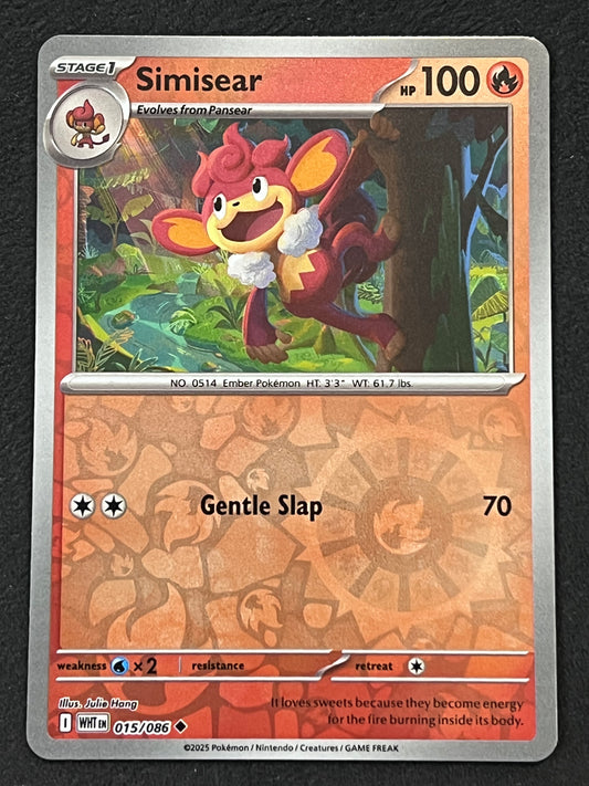 015/086 Simisear - Pokémon White Flare Uncommon Reverse