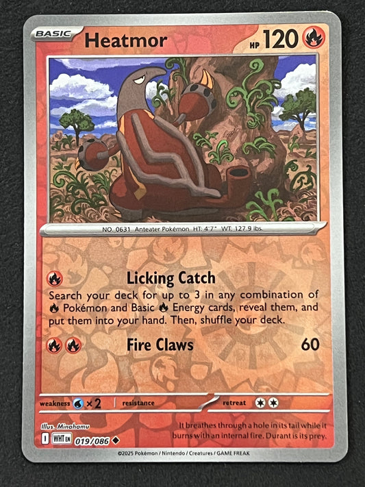 019/086 Heatmor - Pokémon White Flare Uncommon Reverse