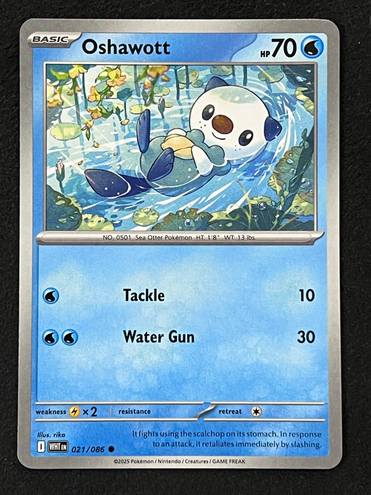 021/086 Oshawott - Pokémon White Flare Common