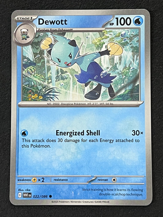 022/086 Dewott - Pokémon White Flare Common