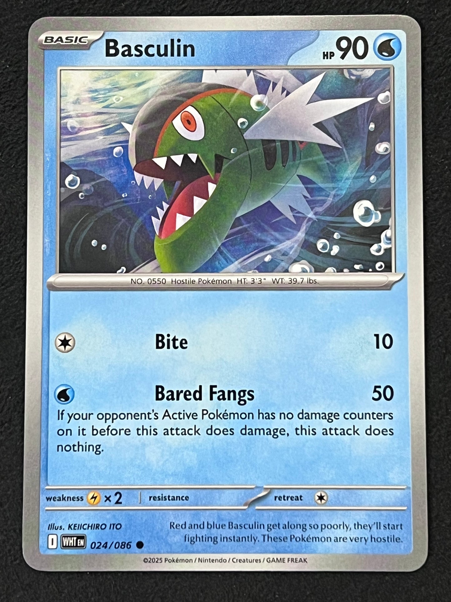 024/086 Basculin - Pokémon White Flare Common