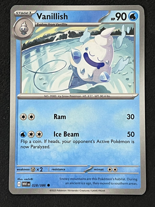 028/086 Vanillish - Pokémon White Flare Common