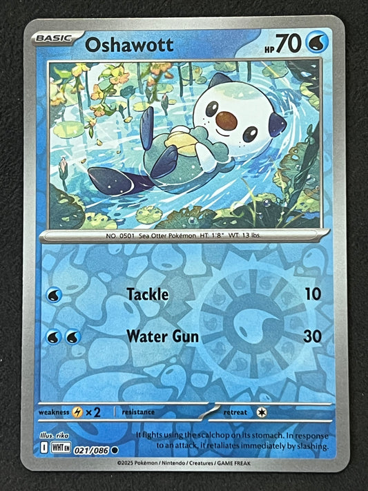 021/086 Oshawott - Pokémon White Flare Common Reverse