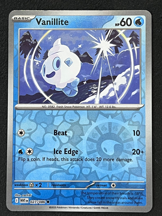 027/086 Vanillite - Pokémon White Flare Common Reverse