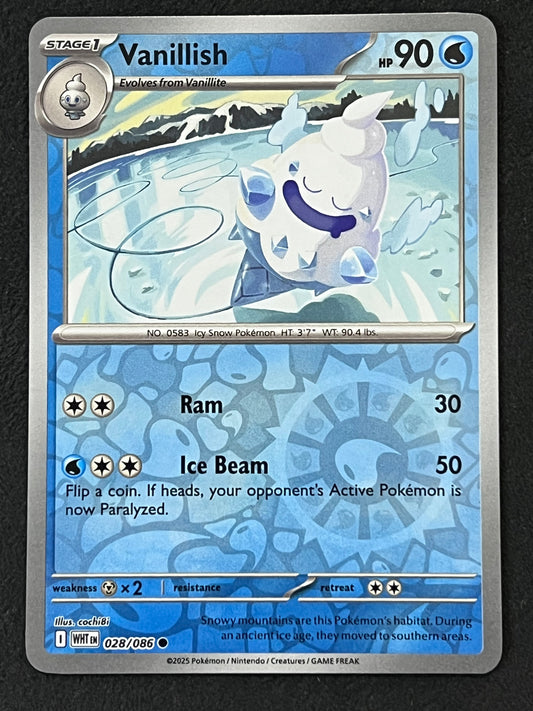 028/086 Vanillish - Pokémon White Flare Common Reverse